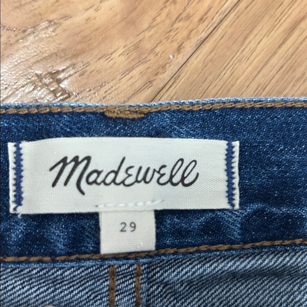 Madewell Blue Denim Skirt - Picture 4 of 9